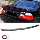 MUTUSAISI Rear Trunk Spoiler Lip Lkon Style Wing Compatible with BMW 3 Series E46 Sedan 320i 323i 325i 330xi 325xi 1999-2005 Accessories (Gloss Black)