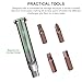 FANAUE Titanium Small EDC Multi Bit Pocket Screwdriver, Professional Grade Magnetic Repair Tool Kit, 10 in 1 Mini Precision Screwdriver Set Magnetic Repair Multitool for Daily Home Improvement Use.