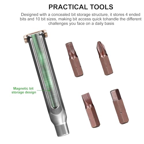 FANAUE Titanium EDC Multi Bit Screwdriver