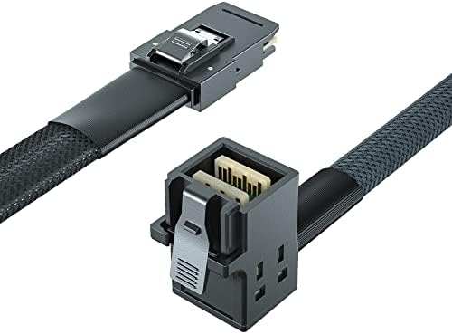 10Gtek® SFF-8087 to 4x Sata 0.5-Meter (1.6ft), Mini SAS to SATA Cable, 36pin (SFF-8087) Male (Host) to 4x SATA (Target) 7pin Female Fan-out Cable