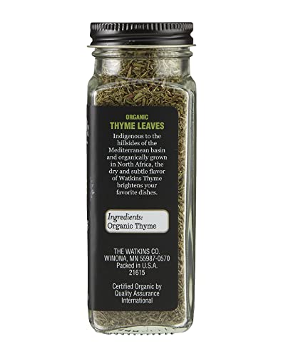 Watkins Gourmet Organic Thyme Leaves, 1.09 Ounce