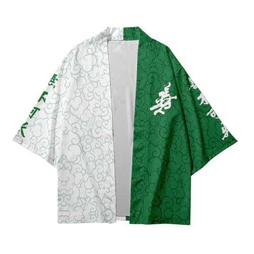 Image of Women's and Men Cardigan Jackets Lightweight Japanese Kimono Long Sleeves Open Front Coat