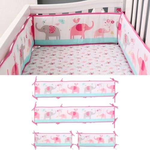 4PC Soft Breathable Mattress Edge, Cotton Bed Set 1. (02)