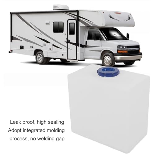 Image of Akozon RV Water Storage, 10 Gallons RV Water Storage 17.1 X 15.7 X 10in Heat Cold PE Fresh Water for Trailer Boat Yacht