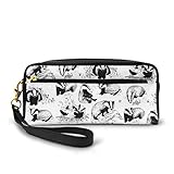 Vielseitig verwendbar: Die Tasche kann als Federmäppchen, Make-up-Tasche oder Reisetasche verwendet werden, außer Schreibgeräte, Sie können auch Ihre am häufigsten verwendeten Make-up-Tasche hineinstecken.