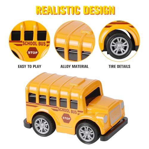 Set de 18 vehículos de juguete tirapullados miniatura 3