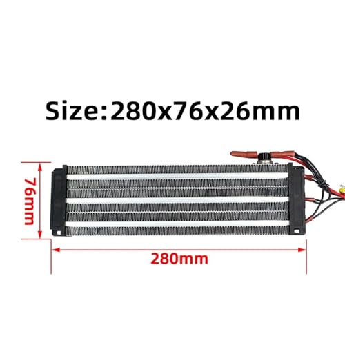 220V 2000W Heating Insulated PTC Heater 263A3 280 * 76mm 1Pcs