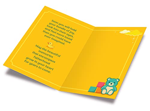 Father's Day Card, Prime Greetings, Made In America, Eco-Friendly, Thick Card Stock With Premium Envelope 5In X 7.75In, Packaged In Protective Mailer (Father To Be) #TOP1
