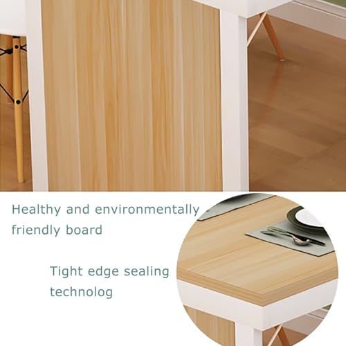 Table et bureau muraux pliables au design noir moderne 80 cm