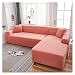 Poliester Zwykły Kolor Elastyczna Rozciąganie Sofa Pokrywa Sofa Pokrywa L-Style Fundas Sofa Chaise Longue Case Dla Sofa Meble (Color : 9, Size : 3-seater 190-230cm)