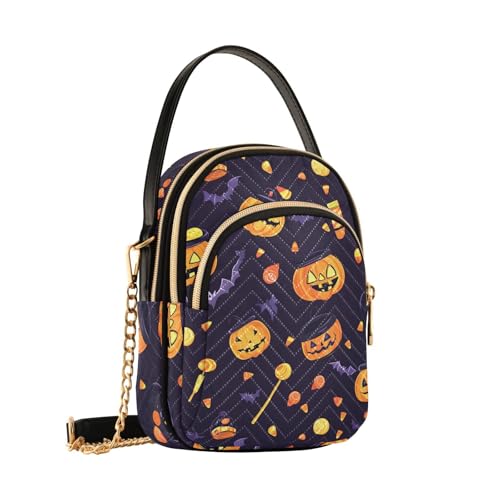 Sac à bandoulière citrouille Halloween femme sac à main