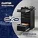 Yizosh 5-Drawer Metal Tool Storage Cabinet with Wheels,Rolling Tool Chest with Drawer and Locking Keys,Heavy Duty Tool Storage Organizer for Garage,Warehouse,Workshop