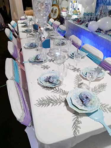 Laventy 32 Pcs Frozen Birthday Party Supplies Winter Onederland Party Supplies Frozen Party Plates Frozen Party Napkins Winter Wonderland Party Supplies #TOP4