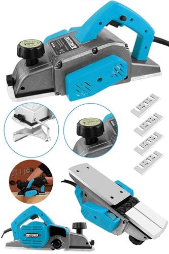 4200 W bakır sargılı metal şanzımanlı çift bıçaklı planya rende makinesi, 4 bıçak