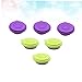 LIOOBO Silicone Pet Can Covers 6 Pack Dog Food Can Lids Covers Reusable Sealable Random Color