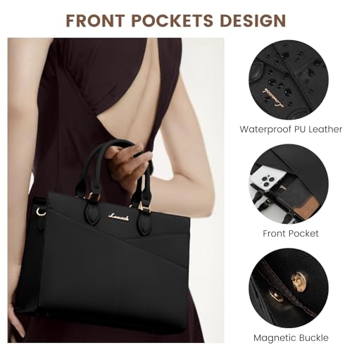 Bolso LOVEVOOK para mujer Satchel Tote bandolera miniatura 6