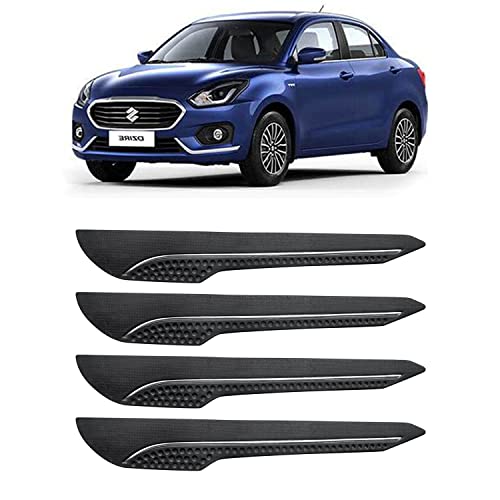 Image of AOSIS-Car Bumper Protector /Bumper Guard for Maruti Suzuki Swift Dzire with Single Chrome Stripe (4-Pcs)