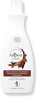 AspenClean Natural Floor Cleaner Concentrate | Makes 18 Bottles | EWG Verified | Safe for Tile, Wood & Laminate | 18 fl oz