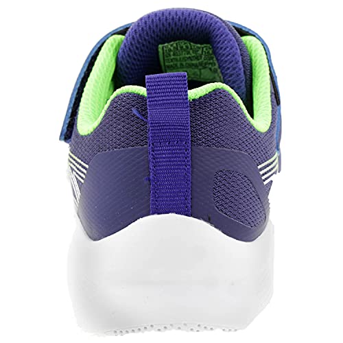 Skechers 403770N Boy'S Microspec-Texlor Sneaker, Navy/Lime, 9 Toddler thumb #4