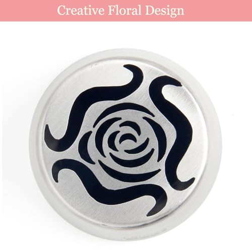 6 Pack Extra Large Flower Russian Piping Tips Set, Stainless Steel Rose Tulip Icing Tips for Cake Decorating Supplies DIY Baking, Floral Piping Tips Flower Bouquet for Cookies Desserts Baking Tool by Cofe-BY - Used condition - Image 6