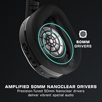 Turtle Beach Stealth 600 PlayStation Kabelloses Gaming Headset w/ 80hr Stunden, 50mm Lautsprecher und Bluetooth für PS5, PS4, PC and Mobile, Schwarz – Ansicht 6