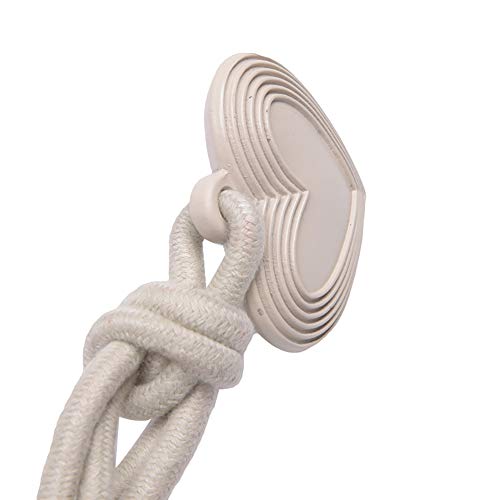Heaven2017 Window Curtain Holdbacks Tie Rope, Heart Pendant Curtain Tieback Holder For Home Decoration Wine Red #TOP7