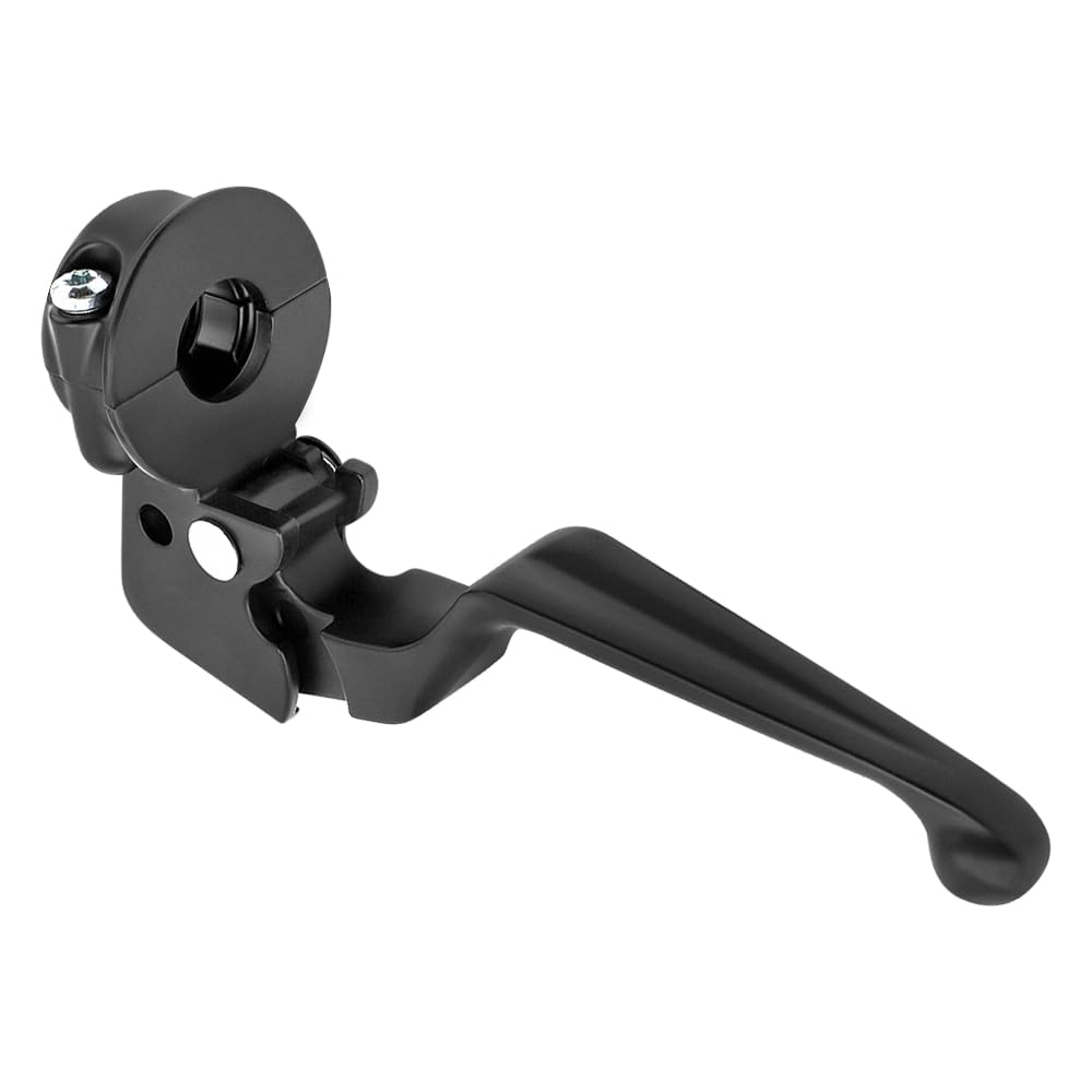 Levier d'embrayage et support de montage pour Harley Davidson Sportster 883 1200 Softail Dyna Electra Glide Road King Fat Boy Night Train Street Bob (Noir)