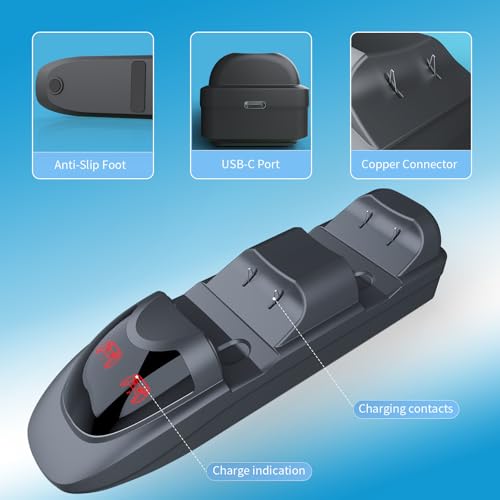 image for Paobas Controller Charger Station for Xbox,Battery Charger with 2 Pack