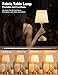 BOHON Cordless Lamp with Dimmer, Built-in 5200mAh Rechargeable Lamp, Patio Table Lamp, LED Bedside Night Light, Outdoor Ambient Light for Camping Restaurant Bedroom Dining Room Decor, Antique Brass