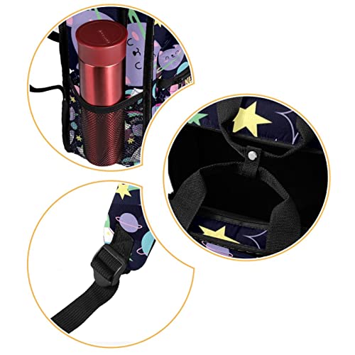 Sac à dos pour garçons imprimé notes de musique avec sangles ajustables - 2