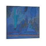 Helen Frankenthaler Tales of Genji III Poster Canvas Wall Art Poster For Room Aesthetic And Decor Canvas Painting Posters And Prints Wall Art for Living Room Bedroom Decor 12x12inch(30x30cm)