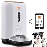 Kaleas Feedolin automatischer Futterspender Futterautomat mit HD Kamera Video Audio für Katze und Hund (Trockenfutter) WiFi-fähig programmierbar Smarthome Steuerung per App (65001)