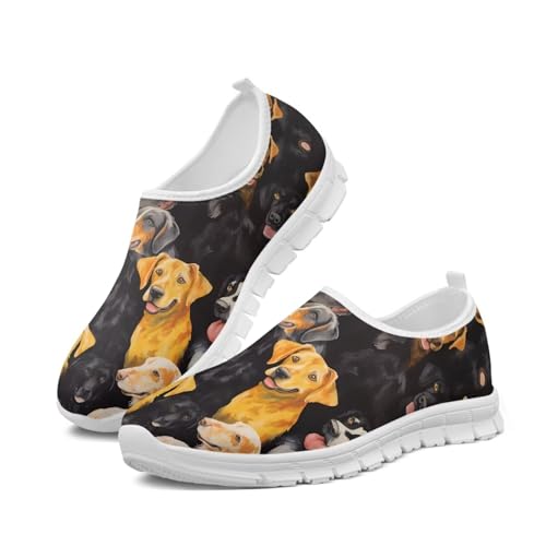 Image of Jeiento Cute Dog Women's Casual Slip On Shoes Loafers Sneakers for Women