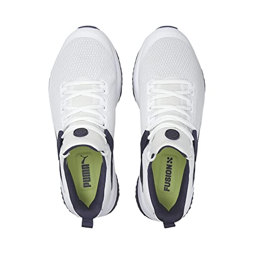 Foto von PUMA Herren Fusion Evo Golfschuh, White-Navy Blazer, 42.5 EU