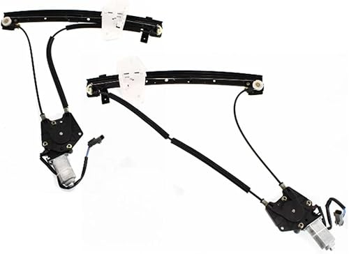 KarParts360 Para Dodge Neon 2000 01 02 03 04 2005 Elevalunas lado del conductor y del pasajero  Par  Delantero  Potencia  con motor  Reemplazo para