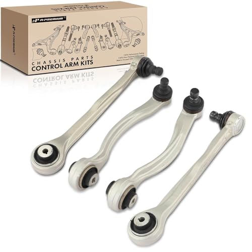 A-Premium Set of 4, Front Upper Forward and Rearward Control Arm, with Ball Joint & Bushing, Compatible with Audi Q5 2018-2022, Q7 2017-2022, SQ5 2018-2022 & Porsche Cayenne 2019-2020