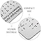 BESTonZON Grundplatte Braille Spiele Braille Holzbrett Alphabet Braille Produkte für Menschen mit Sehbehinderung Lehrwerkzeuge Braille Edelstahl Silber