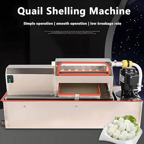 Sbucciatore elettrico in acciaio inox, 70 kg/h, strumento di lavorazione automatico per uova sode, garantisce un basso tasso di rottura