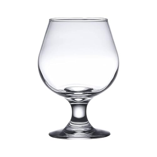 KXQYIKYI Copa de vino de cristal Copa KTV Bar Brandy Copas de vino tinto Pierna corta Taza de coñac Whisky Agua para el hogar Taza transparente Botella de agua (180 ml)