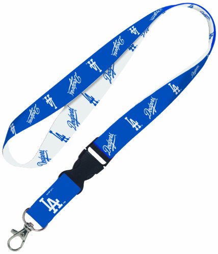 Lanyard MLB Los Angeles Dodgers WinCraft tour de cou porte-badge et clés sport
