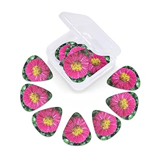 Médiators Guitare 12-Pack Fleur Gerbera Médiators Guitare Électrique Guitare Acoustique Diverses Guitares - Les Beatles, Paul McCartney, John Lennon, RIngo Starr, George Harrison Médiators Guitare 12-Pack Fleur Gerbera Médiators Guitare Électrique Guitare Acoustique Diverses Guitares – Image 5