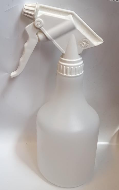 50 x 600 ml empty plastic bottles + Canyon Trigger Sprayer Chemical Resistant Spray car mechanic