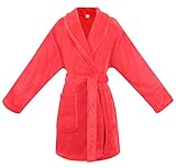 Simplicity Red Cover up Girls Cover up Kids Cover up Boys Girls Solid Flannel Dailywear Beach Cover...