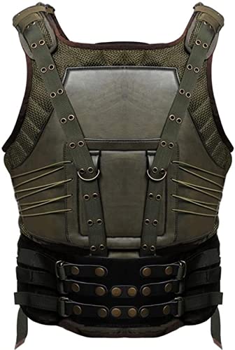 Tom Hardy Tactical Bane Dark Knight Rises Military Tactical Synthetic Leather Vest Jacket2