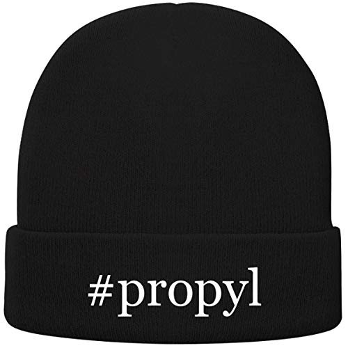 One Legging it Around #Propyl - Soft Hashtag Adult Beanie Cap, Black