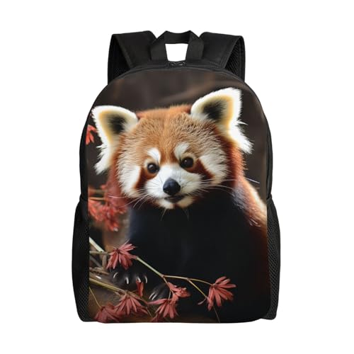 Sac à dos pour ordinateur portable imperméable léger mignon Red Pandas voyage
