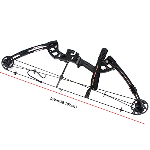 Archery Compound Bow And 12Pcs Arrows For Adults And Teens, Hunting Bow Youth Compound Bow Hunting Set, 30-60 Lbs Draw Weight, 24"-29.5" Draw Distance, Up To Ibo 310 Fps, Usa Stock #TOP3