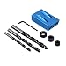 Produktbild Doppel Pocket Hole Jig Kit Bohrhilfe Positionierer Holzverbindungssystem dübelhilfe 14PCS 15 ° Winkel Holzbearbeitung Stellungsregler