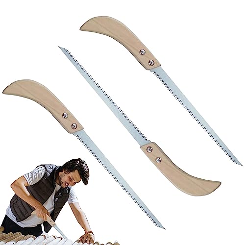 Generic Serra manual de jardinagem, Tri-chanfrado Dentes Escalonados Lâmina Mão Serra | Lâmina de se