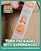 500 Thank You Stickers by Impack - Eco-Friendly Customer Appreciation Stickers for Business Packaging, Small Business Support Labels - Cool Things Inside 2